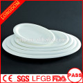 P&T porcelain factory durable restaurant hotel plates porcelain oval dishes